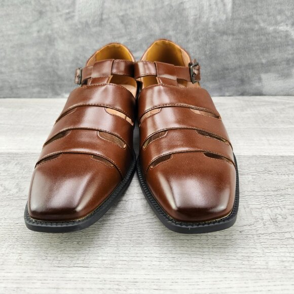Stacey Adams Men Size 12M (EU45) Calderon Cognac  NIB main image 5